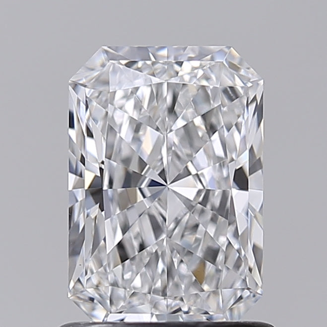 1.02 Carat Radiant Shaped, Ideal Cut, D Color, VS1 Clarity, IGI Certified Lab Grown Diamond