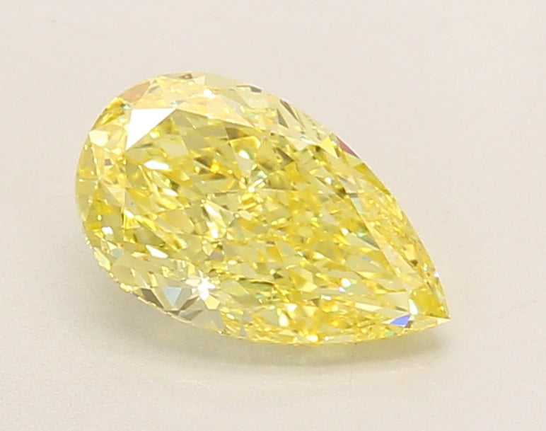 1.23 Carat Pear Shaped, Ideal Cut, VVS2 Clarity, IGI Certified Lab Grown Diamond