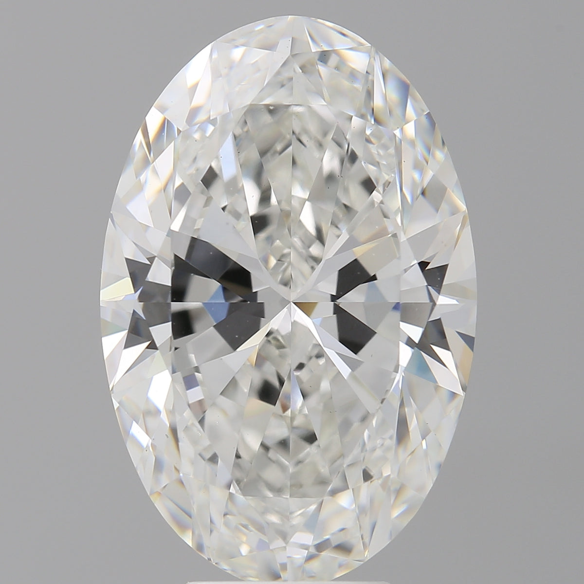 7.60 Carat Oval Shaped, Ideal Cut, F Color, VS1 Clarity, IGI Certified Lab Grown Diamond
