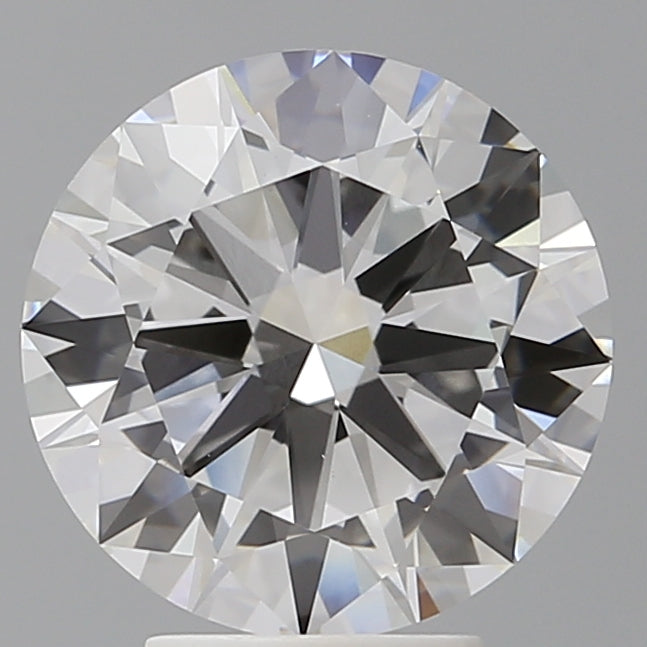 4.05 Carat Round Shaped, Excellent Cut, E Color, VVS2 Clarity, IGI Certified Lab Grown Diamond