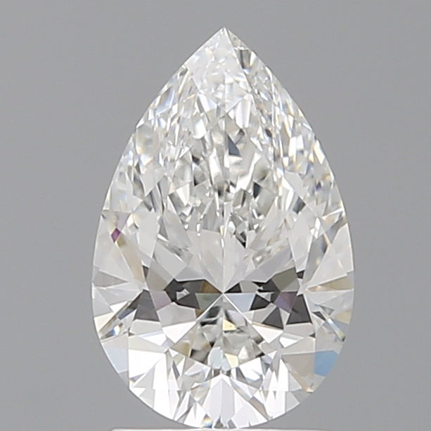 1.59 Carat Pear Shaped, Ideal Cut, E Color, VVS2 Clarity, IGI Certified Lab Grown Diamond