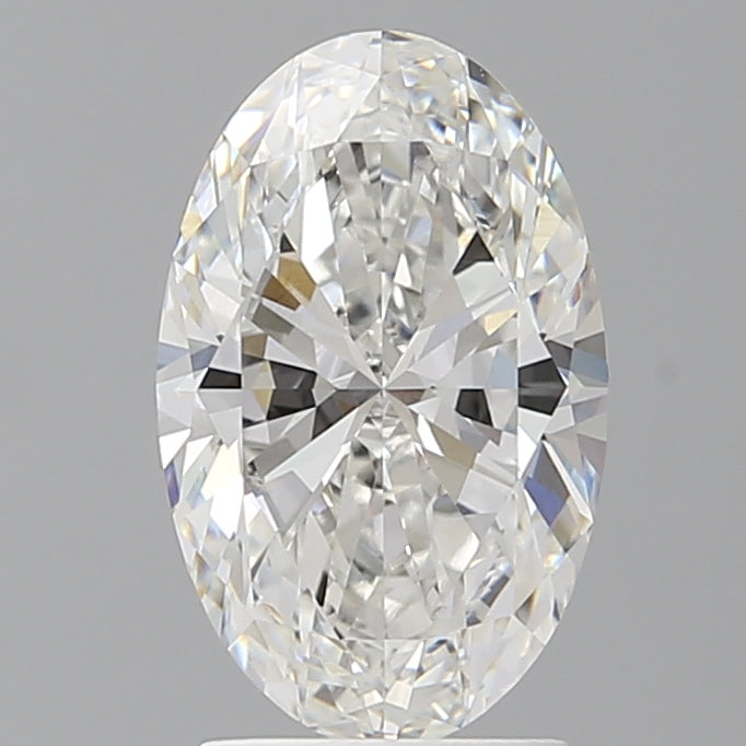2.51 Carat Oval Shaped, Ideal Cut, E Color, VVS2 Clarity, IGI Certified Lab Grown Diamond