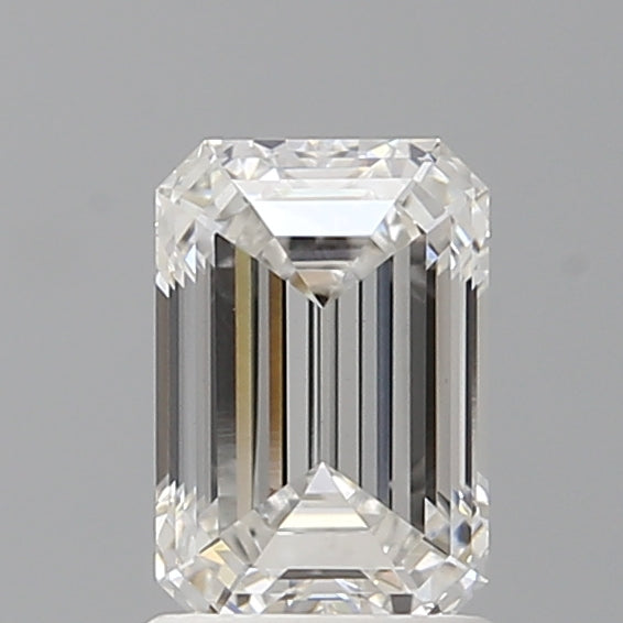 1.50 Carat Emerald Shaped, Ideal Cut, E Color, VVS2 Clarity, IGI Certified Lab Grown Diamond