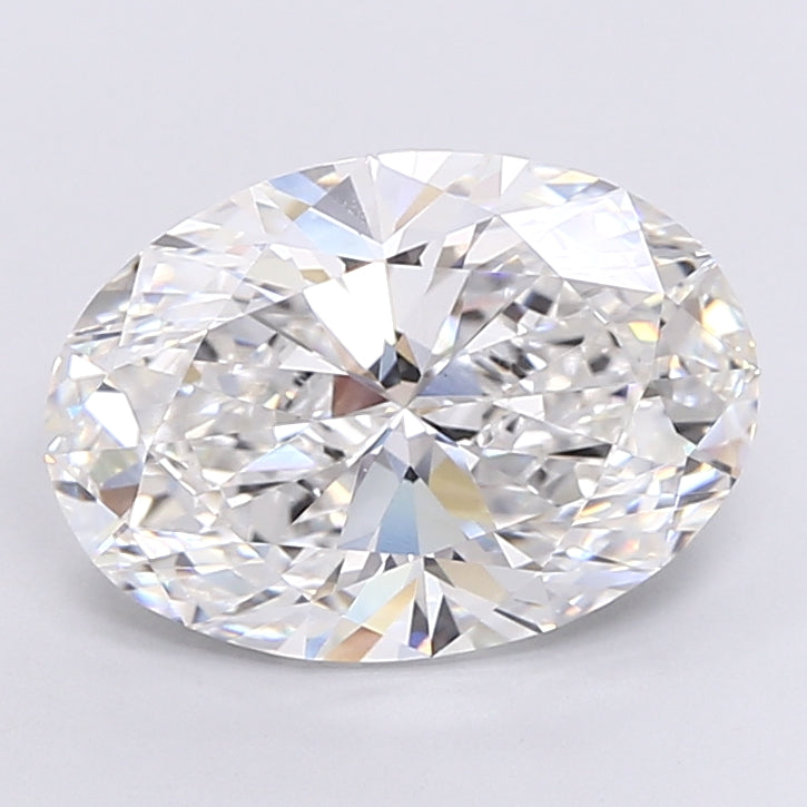 7.20 Carat Oval Shaped, Very Good Cut, F Color, VVS2 Clarity, IGI Certified Lab Grown Diamond