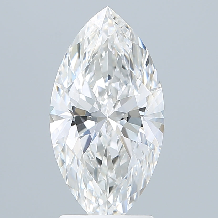 2.50 Carat Marquise Shaped, Ideal Cut, E Color, VVS2 Clarity, IGI Certified Lab Grown Diamond