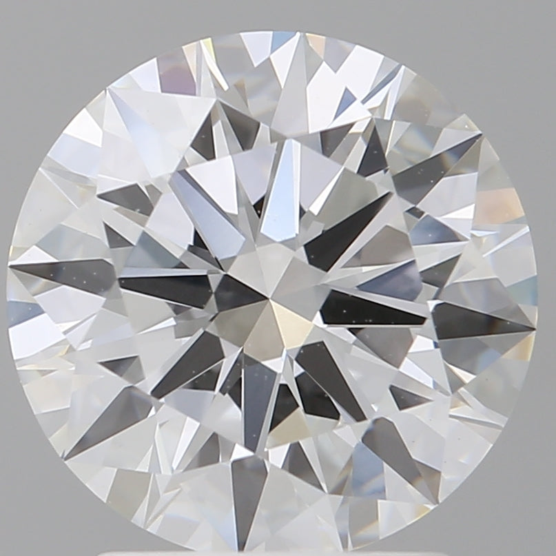 2.59 Carat Round Shaped, Ideal Cut, E Color, VVS2 Clarity, IGI Certified Lab Grown Diamond