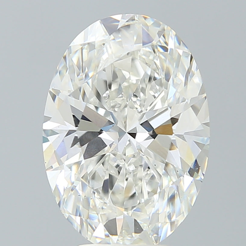 5.62 Carat Oval Shaped, Excellent Cut, G Color, VS2 Clarity, IGI Certified Lab Grown Diamond