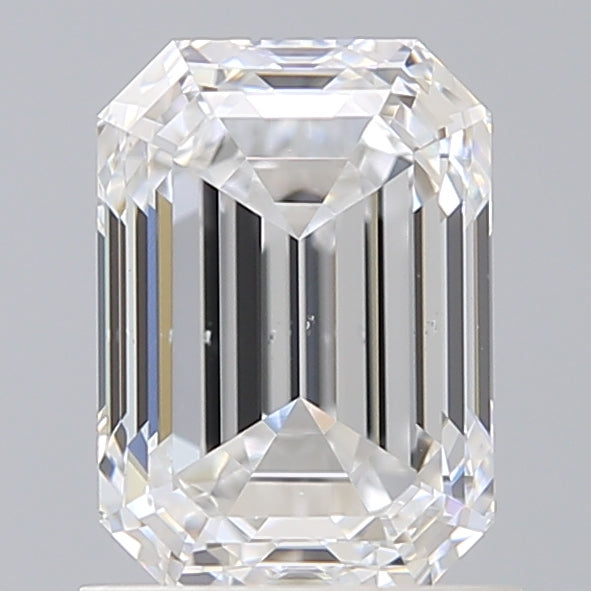 1.53 Carat Emerald Shaped, Excellent Cut, D Color, VS2 Clarity, IGI Certified Lab Grown Diamond