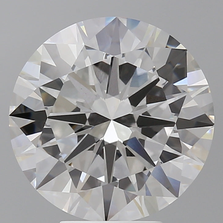 6.03 Carat Round Shaped, Excellent Cut, F Color, VS1 Clarity, IGI Certified Lab Grown Diamond