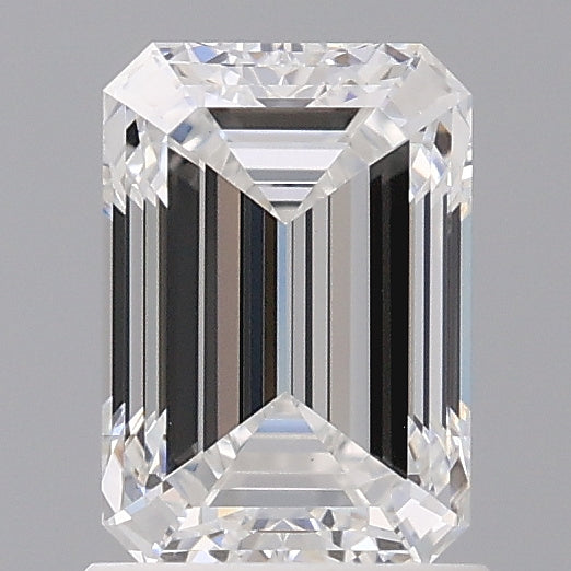1.53 Carat Emerald Shaped, Ideal Cut, D Color, VVS2 Clarity, IGI Certified Lab Grown Diamond