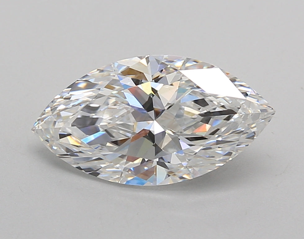 2.01 Carat Marquise Shaped, Excellent Cut, E Color, VVS2 Clarity, IGI Certified Lab Grown Diamond