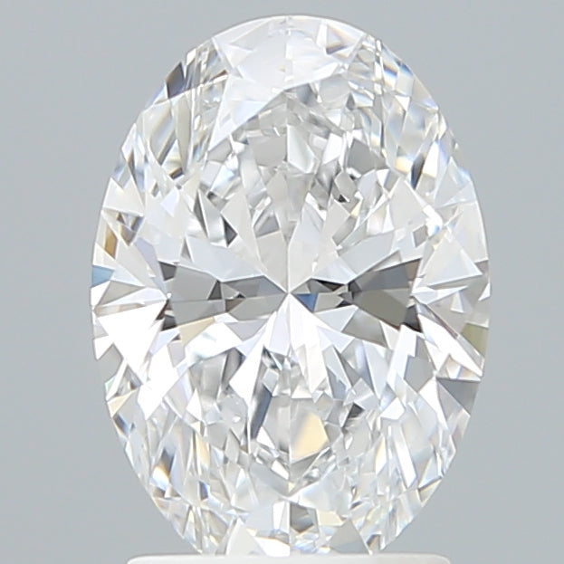 2.10 Carat Oval Shaped, Ideal Cut, D Color, VVS1 Clarity, IGI Certified Lab Grown Diamond