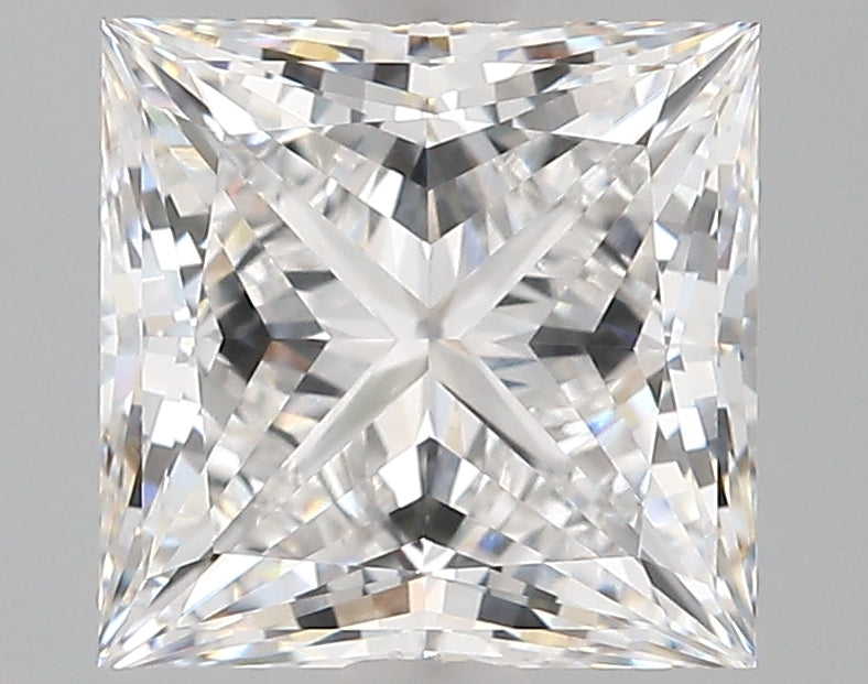 3.83 Carat Princess Shaped, Very Good Cut, E Color, VVS1 Clarity, IGI Certified Lab Grown Diamond