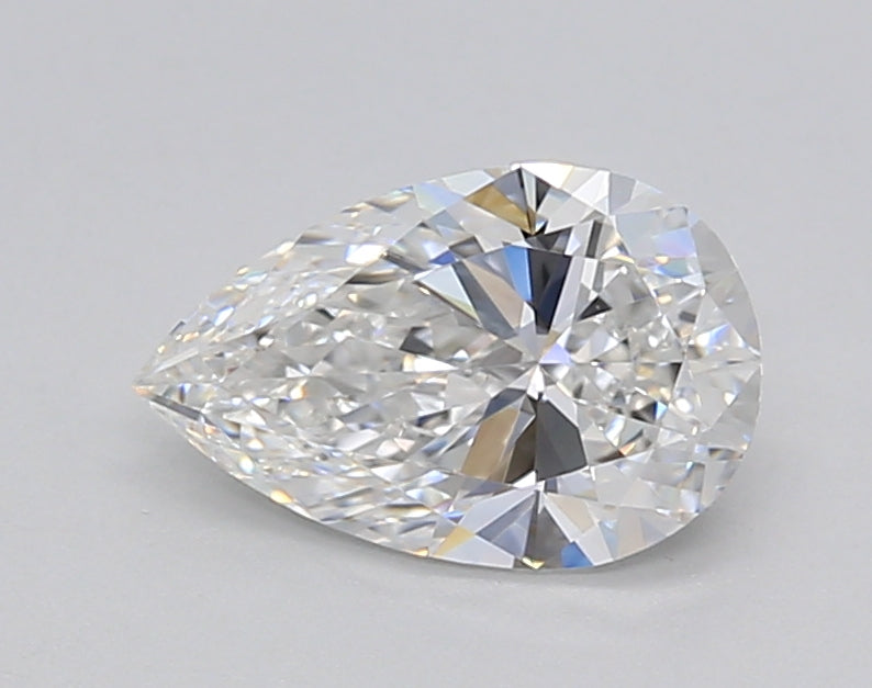 1.02 Carat Pear Shaped, Excellent Cut, D Color, VVS2 Clarity, IGI Certified Lab Grown Diamond