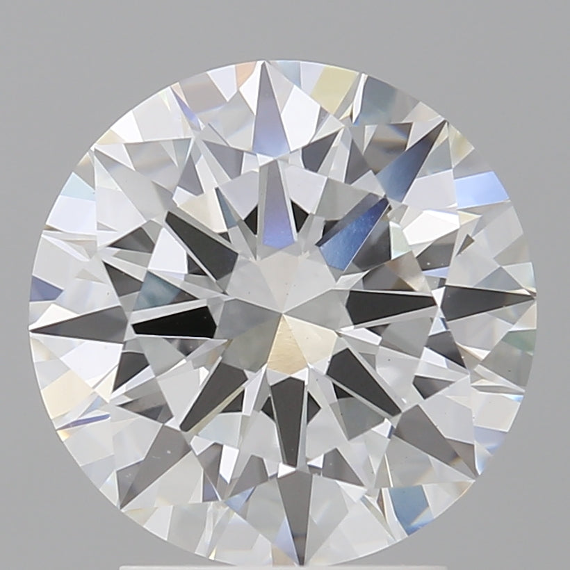 3.00 Carat Round Shaped, Excellent Cut, E Color, VVS2 Clarity, IGI Certified Lab Grown Diamond