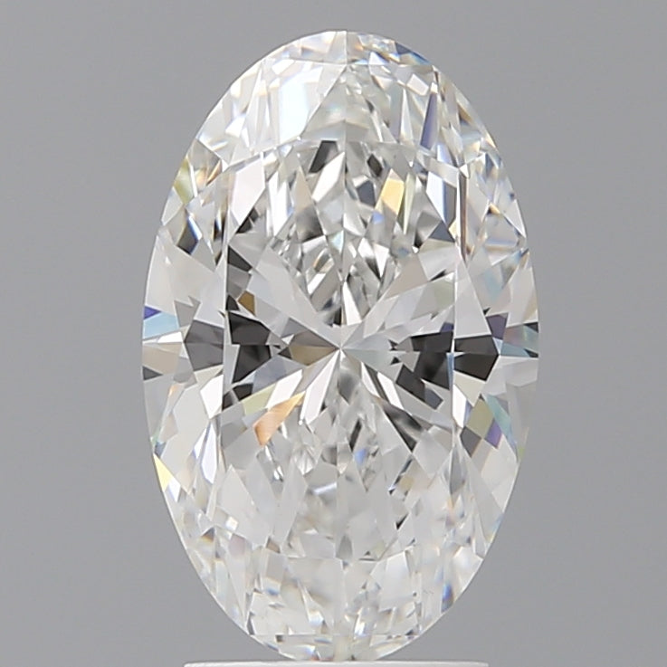 3.05 Carat Oval Shaped, Ideal Cut, E Color, VVS2 Clarity, IGI Certified Lab Grown Diamond