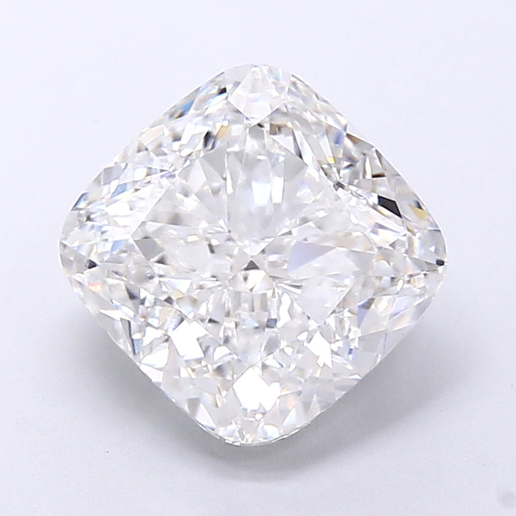 5.53 Carat Cushion Shaped, Very Good Cut, D Color, VS1 Clarity, IGI Certified Lab Grown Diamond