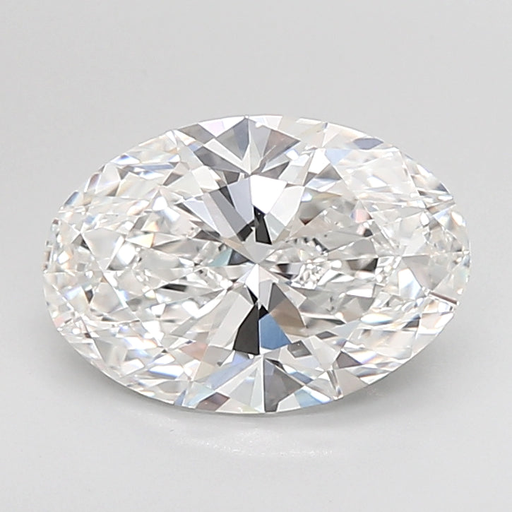 3.54 Carat Oval Shaped, Ideal Cut, D Color, VVS2 Clarity, IGI Certified Lab Grown Diamond