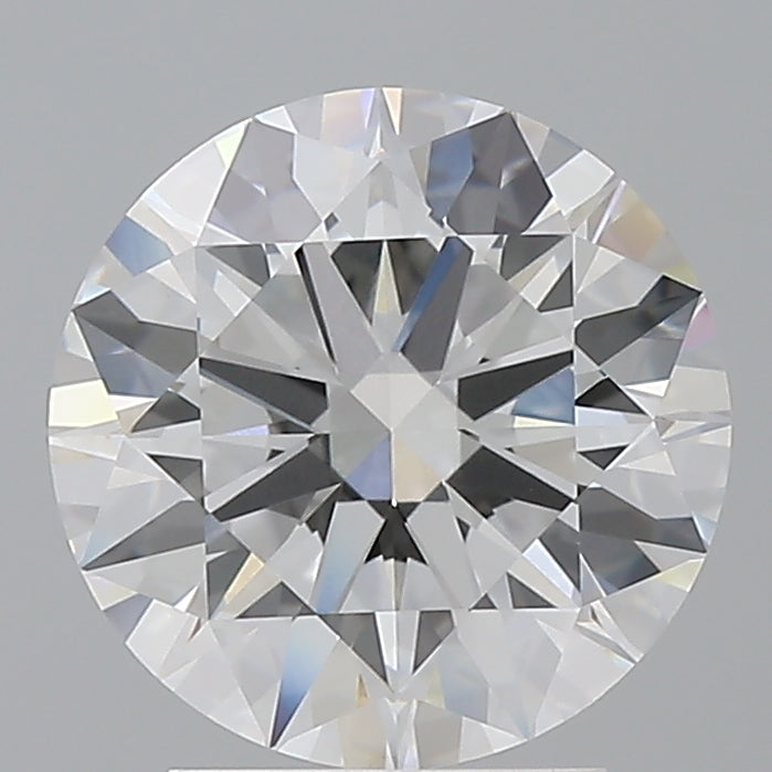 3.05 Carat Round Shaped, Ideal Cut, E Color, VVS2 Clarity, IGI Certified Lab Grown Diamond