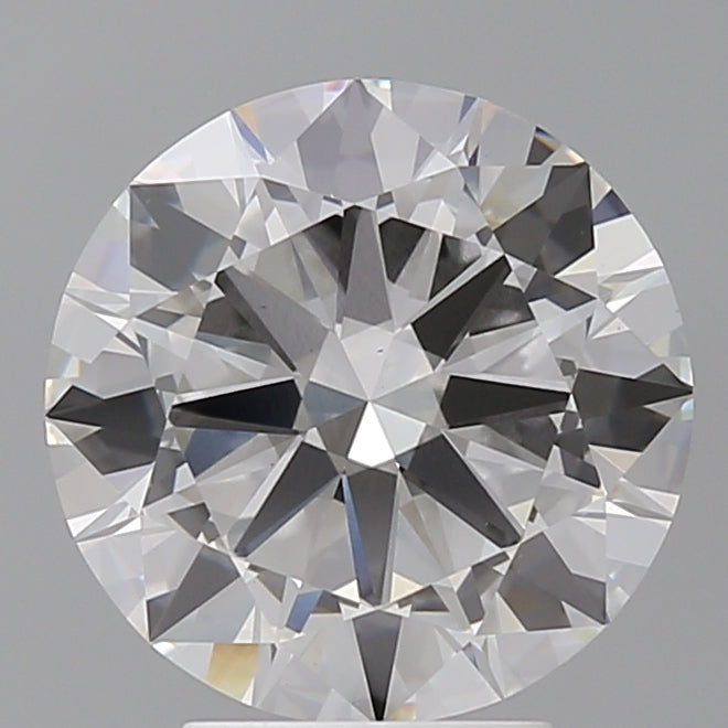 4.03 Carat Round Shaped, Excellent Cut, E Color, VS1 Clarity, IGI Certified Lab Grown Diamond