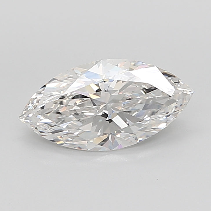 3.08 Carat Marquise Shaped, Ideal Cut, F Color, VVS2 Clarity, IGI Certified Lab Grown Diamond