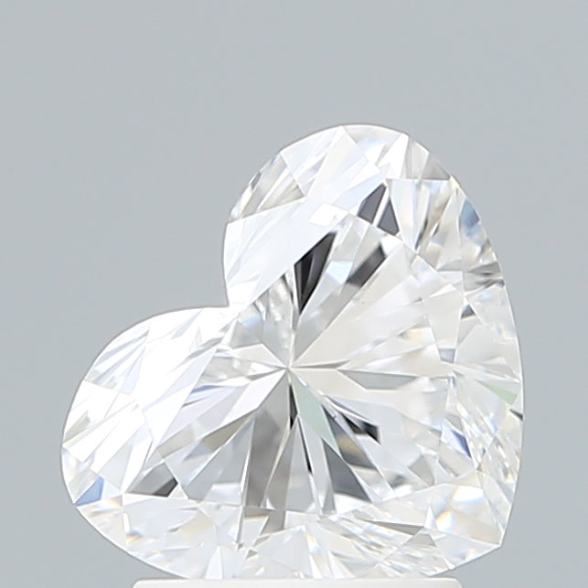 2.18 Carat Heart Shaped, Very Good Cut, D Color, VS1 Clarity, IGI Certified Lab Grown Diamond