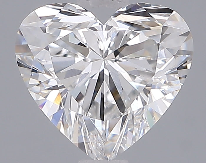 2.05 Carat Heart Shaped, Ideal Cut, D Color, VVS2 Clarity, IGI Certified Lab Grown Diamond