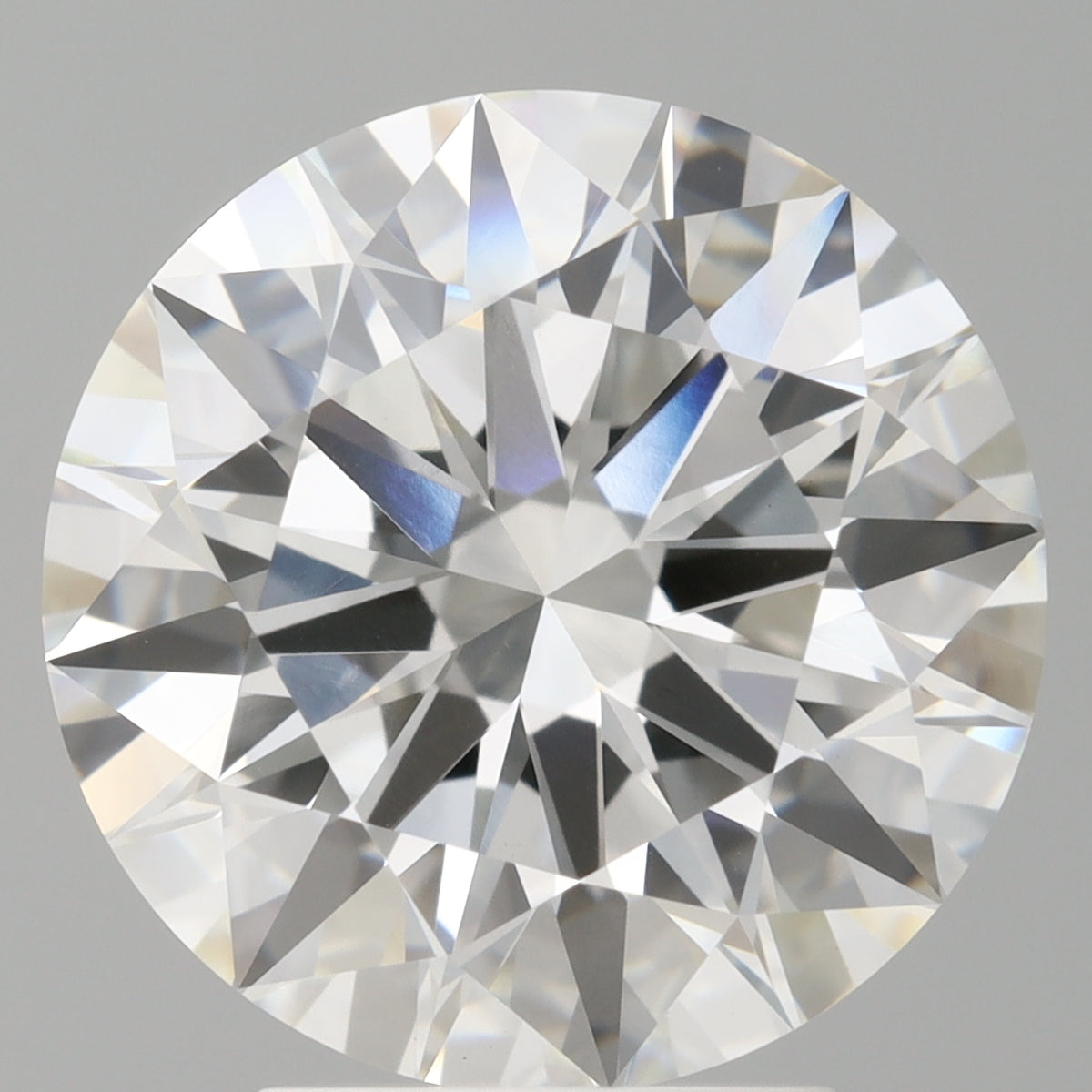 4.09 Carat Round Shaped, Ideal Cut, E Color, VVS2 Clarity, IGI Certified Lab Grown Diamond