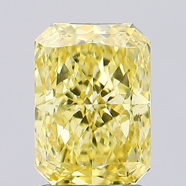 2.10 Carat Radiant Shaped, Ideal Cut, VVS2 Clarity, IGI Certified Lab Grown Diamond