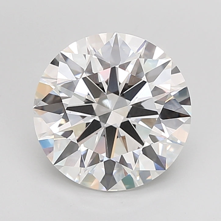 5.05 Carat Round Shaped, Ideal Cut, F Color, VVS2 Clarity, IGI Certified Lab Grown Diamond