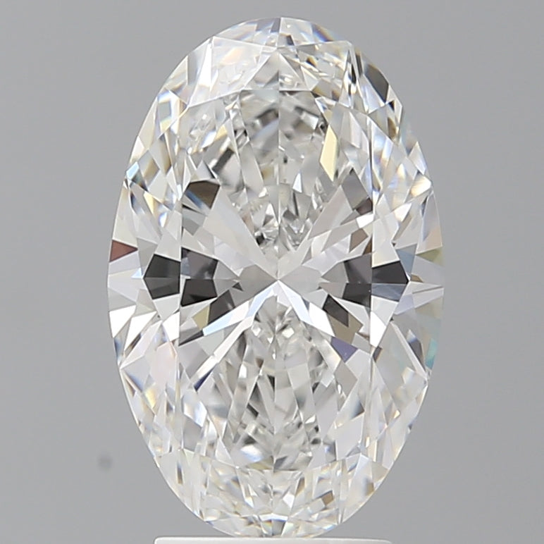 3.57 Carat Oval Shaped, Ideal Cut, E Color, VVS2 Clarity, IGI Certified Lab Grown Diamond
