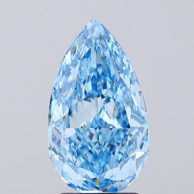 2.51 Carat Pear Shaped, Excellent Cut, VVS2 Clarity, IGI Certified Lab Grown Diamond