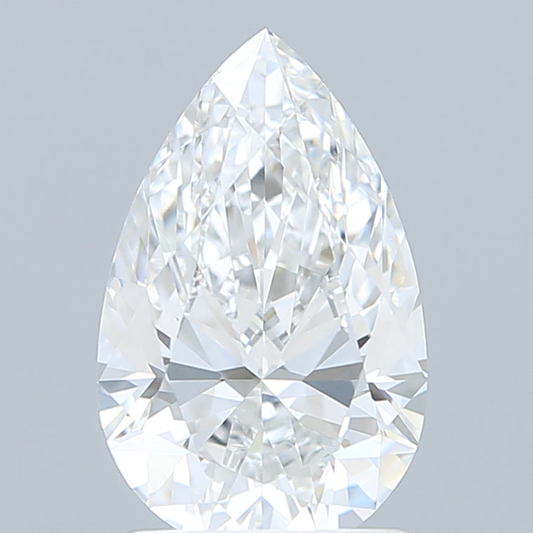 1.81 Carat Pear Shaped, Ideal Cut, D Color, VVS2 Clarity, IGI Certified Lab Grown Diamond