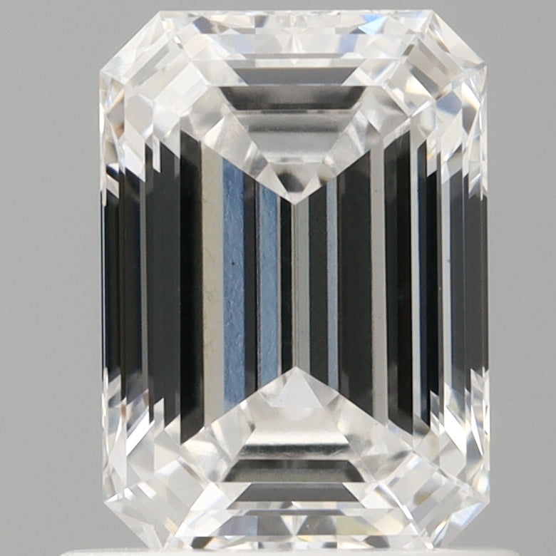 1.03 Carat Emerald Shaped, Ideal Cut, E Color, VS1 Clarity, IGI Certified Lab Grown Diamond