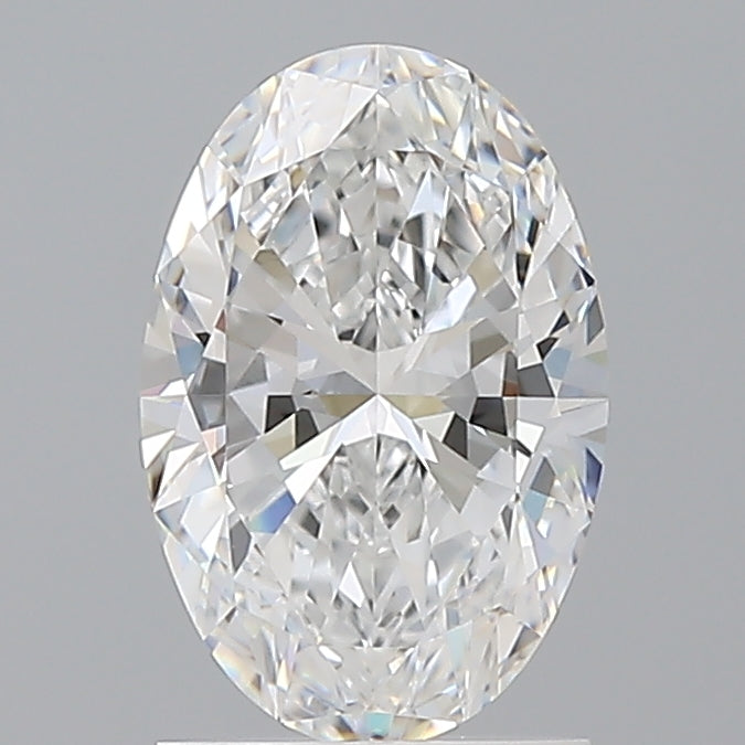 1.60 Carat Oval Shaped, Excellent Cut, D Color, VVS2 Clarity, IGI Certified Lab Grown Diamond