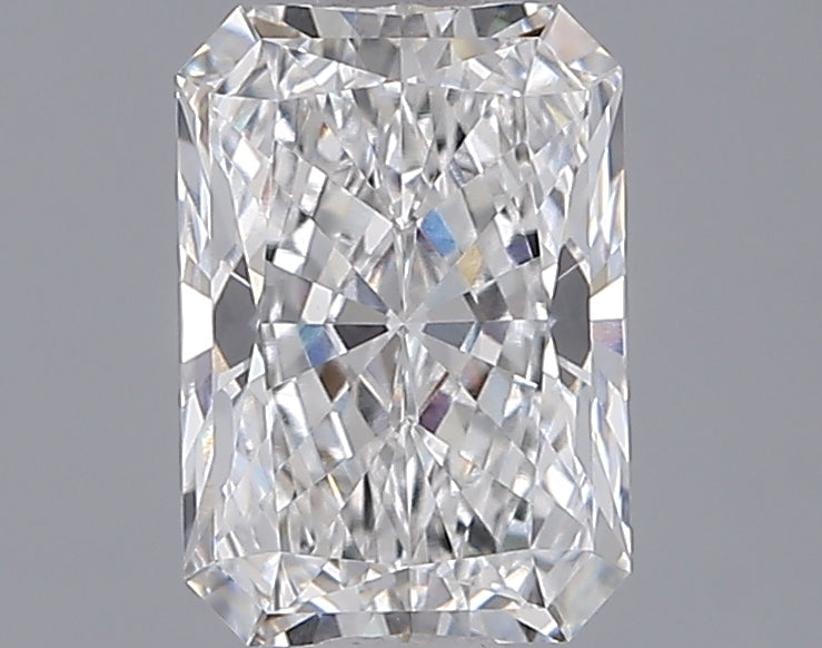 1.57 Carat Radiant Shaped, Ideal Cut, E Color, VVS2 Clarity, IGI Certified Lab Grown Diamond