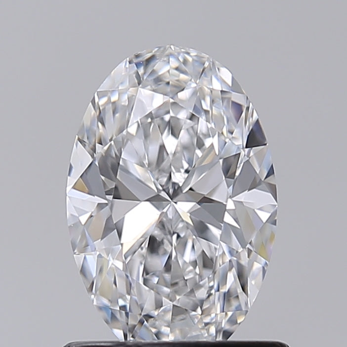 1.00 Carat Oval Shaped, Very Good Cut, D Color, IF Clarity, IGI Certified Lab Grown Diamond