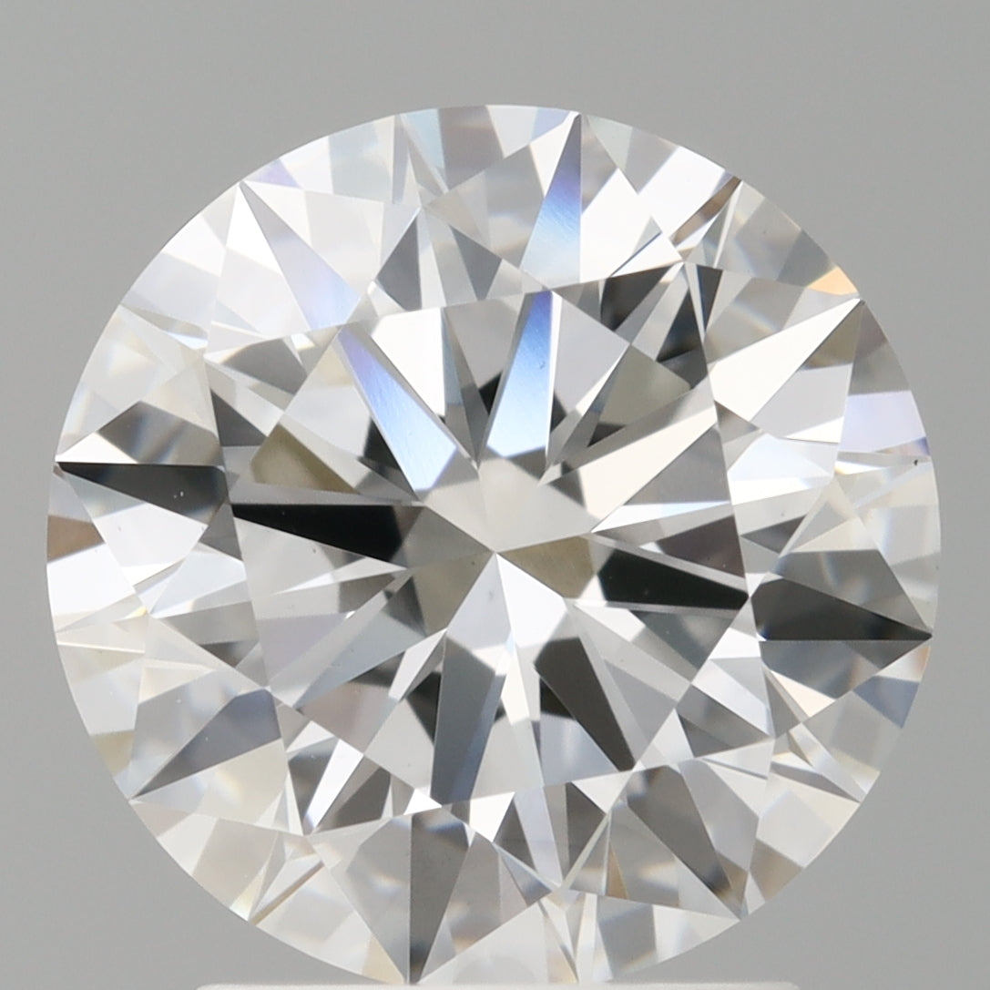 2.51 Carat Round Shaped, Ideal Cut, E Color, VVS2 Clarity, IGI Certified Lab Grown Diamond