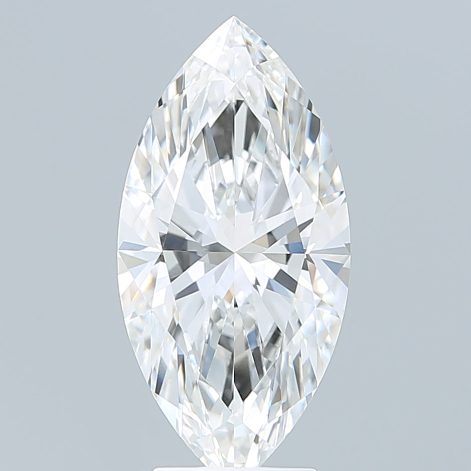 4.18 Carat Marquise Shaped, Ideal Cut, E Color, VVS2 Clarity, IGI Certified Lab Grown Diamond