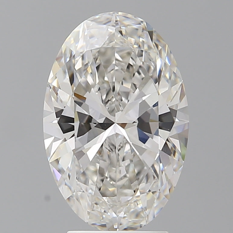 3.53 Carat Oval Shaped, Ideal Cut, F Color, VVS2 Clarity, IGI Certified Lab Grown Diamond