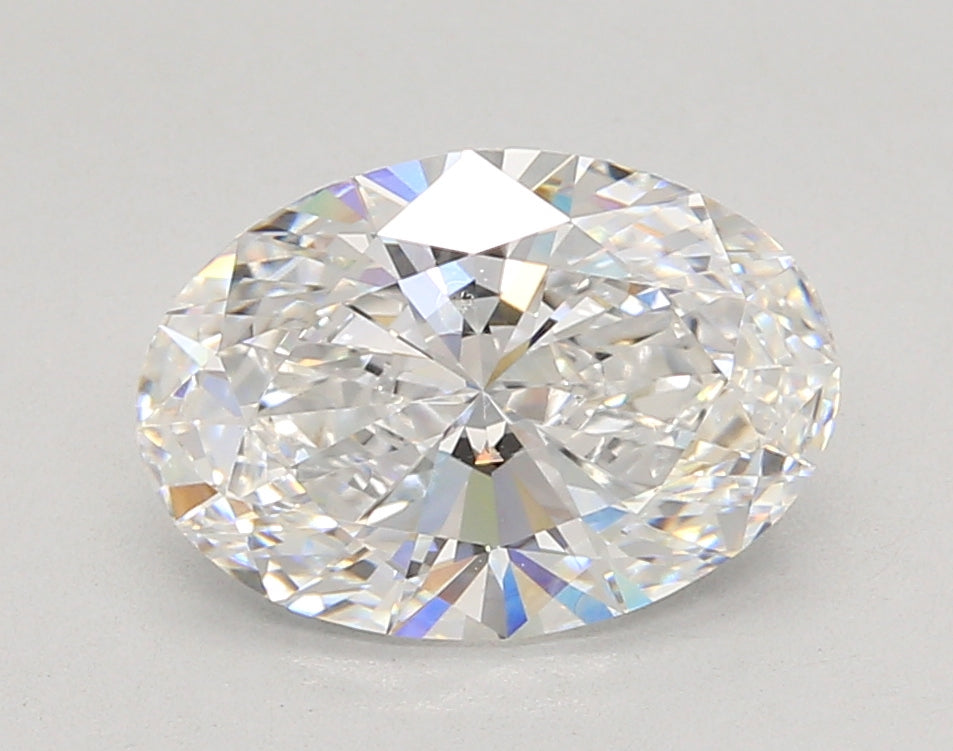 3.04 Carat Oval Shaped, Ideal Cut, D Color, VS1 Clarity, IGI Certified Lab Grown Diamond