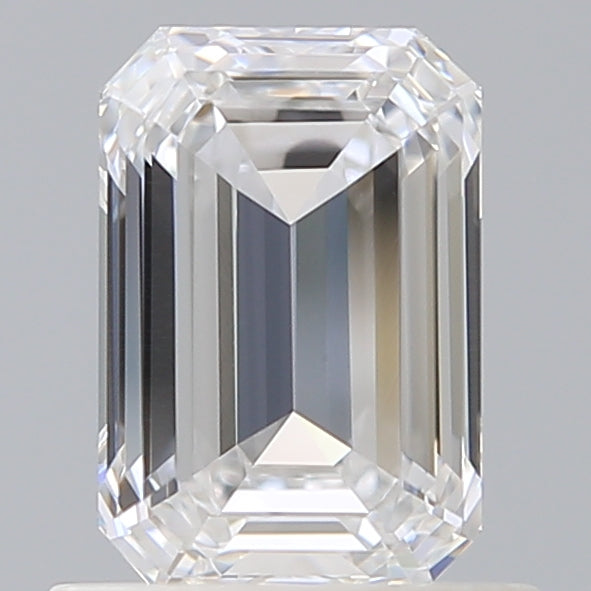 0.95 Carat Emerald Shaped, Ideal Cut, D Color, VS1 Clarity, IGI Certified Lab Grown Diamond