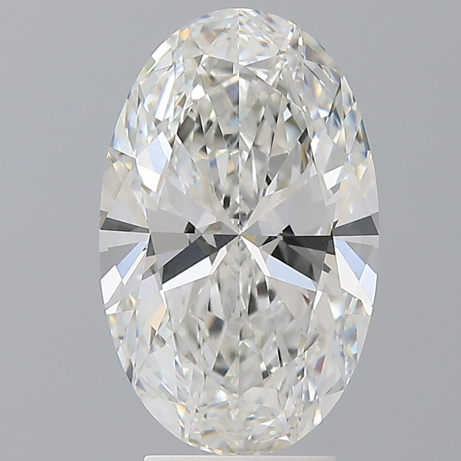 4.00 Carat Oval Shaped, Excellent Cut, F Color, VVS2 Clarity, IGI Certified Lab Grown Diamond