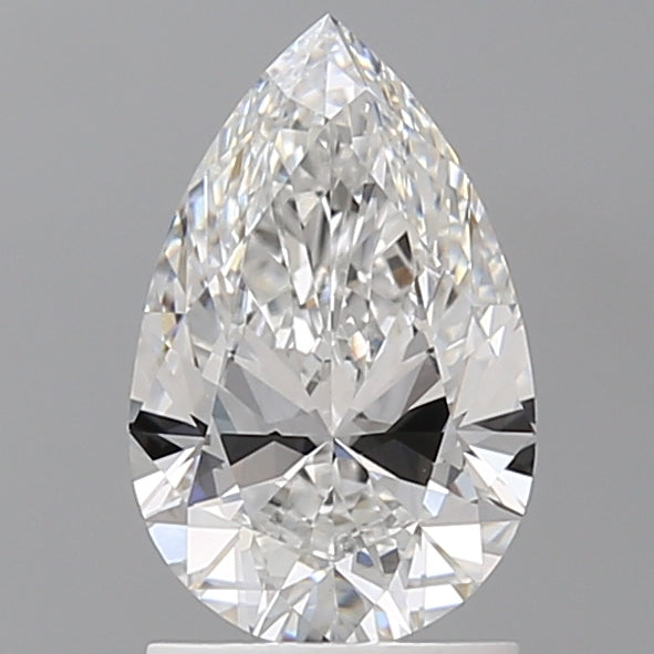 1.54 Carat Pear Shaped, Ideal Cut, D Color, VVS2 Clarity, IGI Certified Lab Grown Diamond
