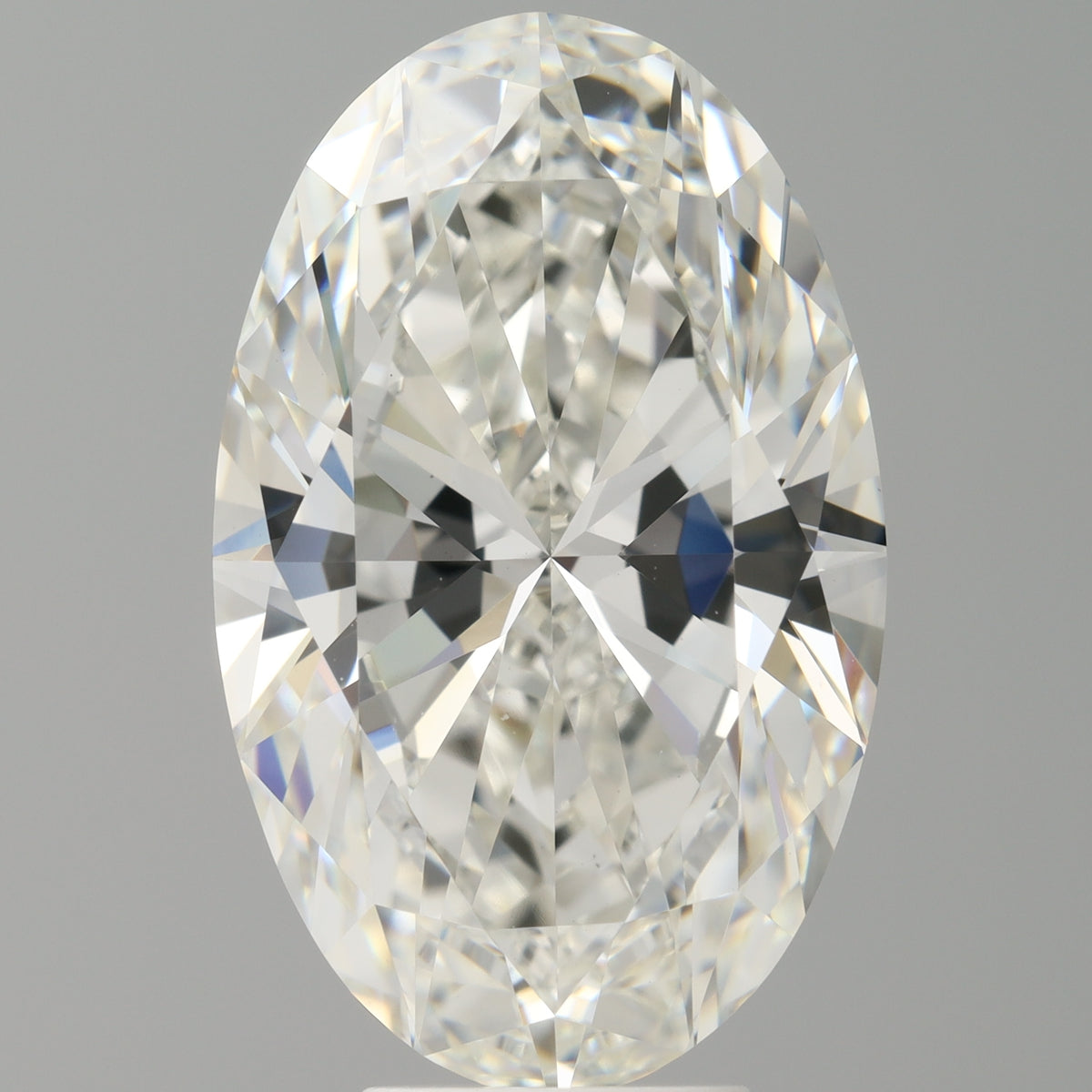 7.04 Carat Oval Shaped, Excellent Cut, F Color, VVS2 Clarity, IGI Certified Lab Grown Diamond