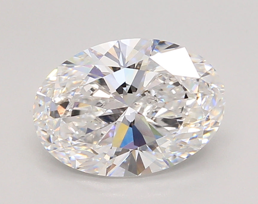 2.51 Carat Oval Shaped, Ideal Cut, D Color, VS1 Clarity, IGI Certified Lab Grown Diamond