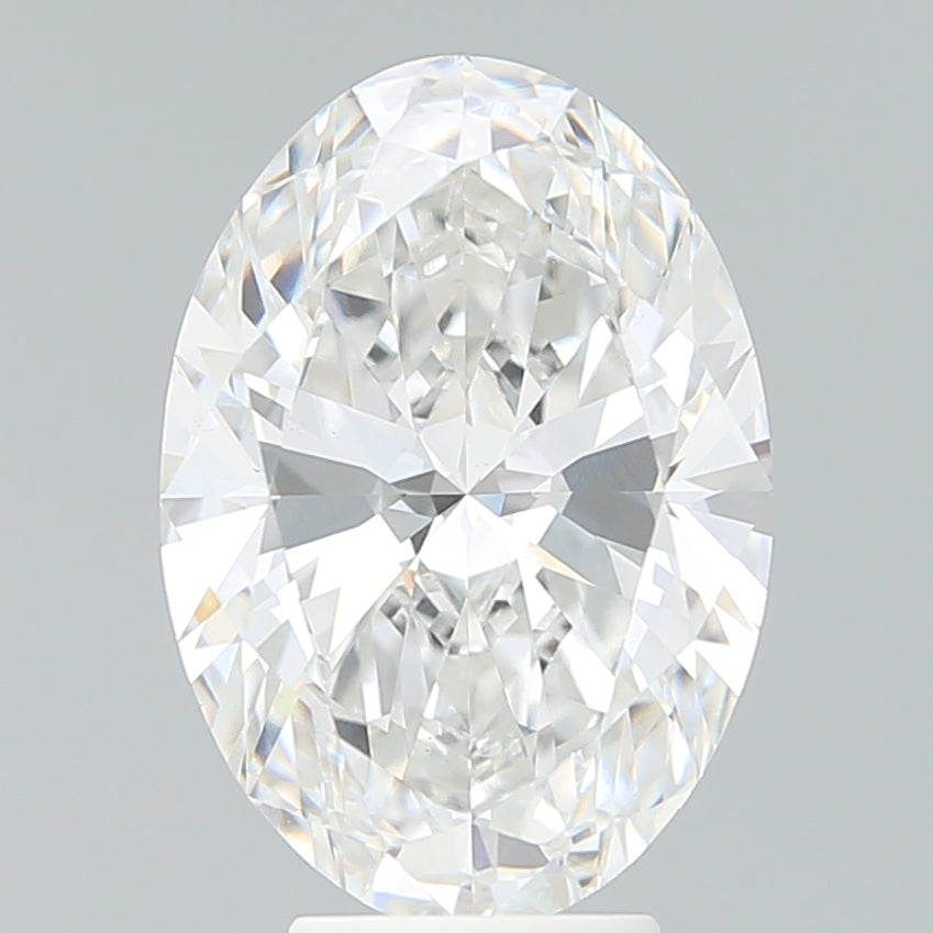 5.44 Carat Oval Shaped, Excellent Cut, F Color, VS1 Clarity, IGI Certified Lab Grown Diamond