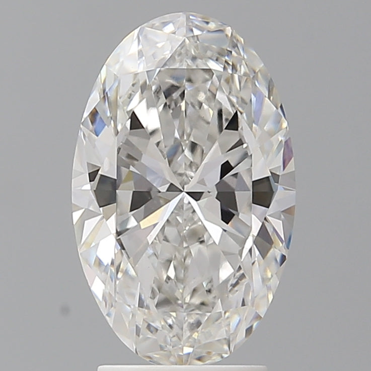 3.05 Carat Oval Shaped, Ideal Cut, F Color, VVS2 Clarity, IGI Certified Lab Grown Diamond