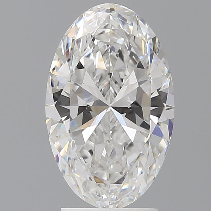 3.04 Carat Oval Shaped, Ideal Cut, E Color, VVS2 Clarity, IGI Certified Lab Grown Diamond