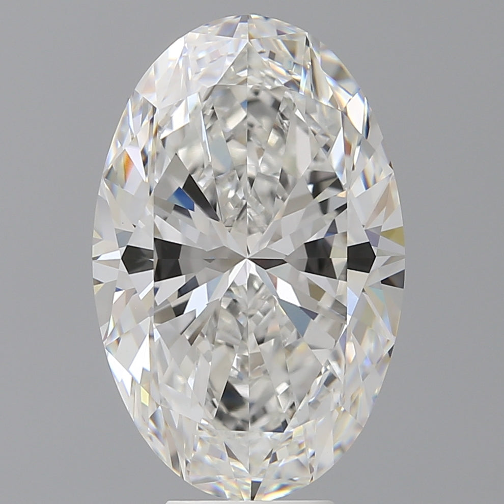 8.08 Carat Oval Shaped, Ideal Cut, E Color, VVS2 Clarity, IGI Certified Lab Grown Diamond